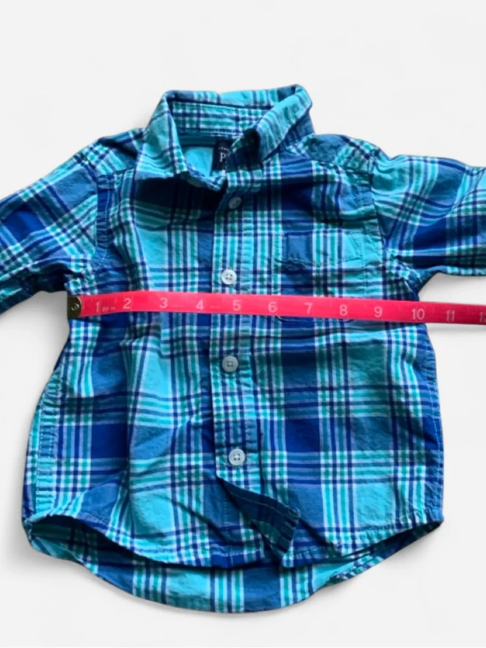 The Children's Place LS Plaid Button-Down Shirt Baby Boys 12-18M